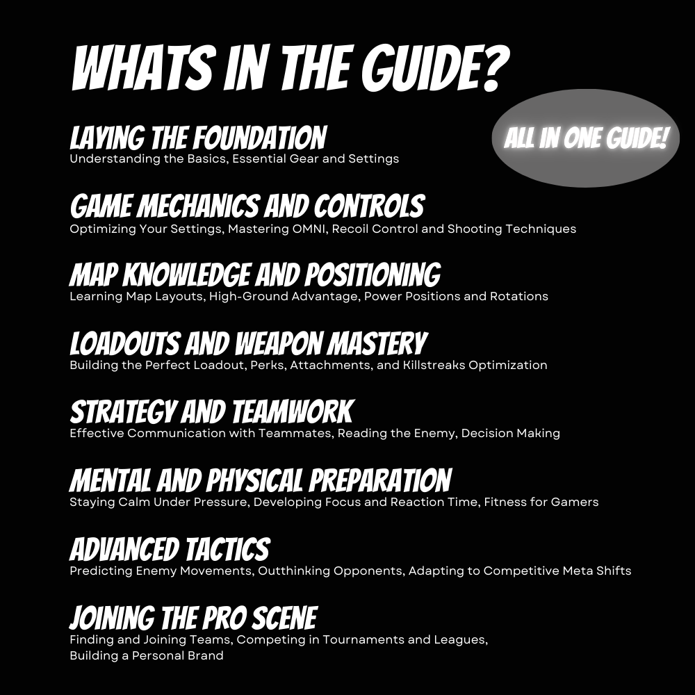 GUIDE: How To Become A COD Pro?